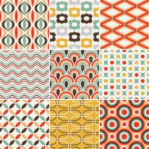 Seamless Retro Pattern Vector Image By Pauljune Vector Stock 18126101