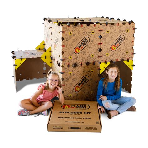 buy   fort explorer kit build  big forts  kids