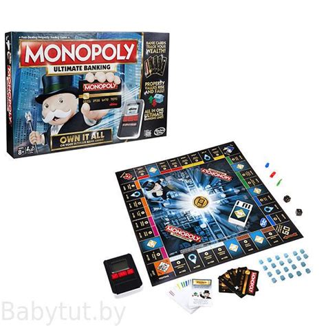 Игра настольная Монополия с банковскими карточками MONOPOLY B6677 ...