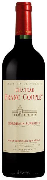 Ch Teau Franc Couplet Bordeaux Sup Rieur Vivino Brasil