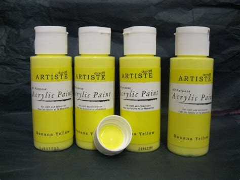 DoCraft Acrylic Banana Yellow Paint - Wooden Blanks OnlineWooden Blanks ...