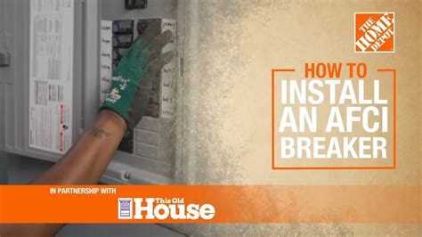 How To Install An Afci Breaker The Home Depot Youtube