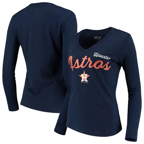 Houston Astros T Shirts Long Sleeve Tank Top Women