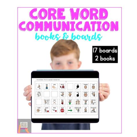 Core Word Based Communication Boards For Familiar Activities For Aac