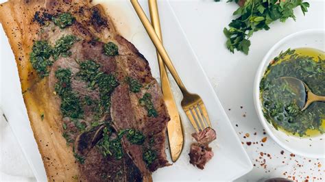 Chimichurri Pork Shoulder Steaks Recipe