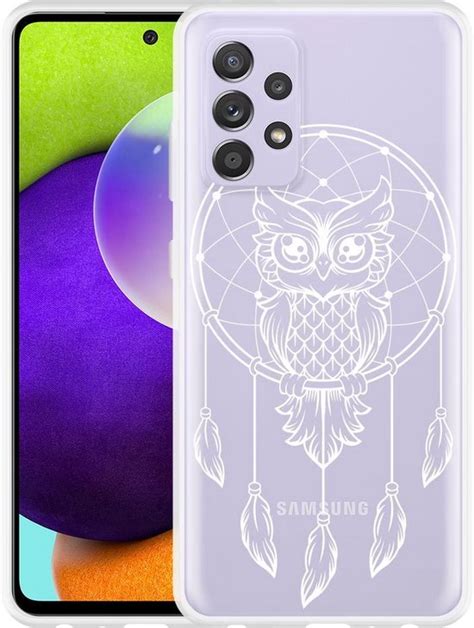 Hoesje Geschikt Voor Samsung Galaxy A52 Dream Owl Mandala White Bol