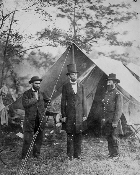 President Lincoln Allan Pinkerton And Maj Gen John A McCleland By U