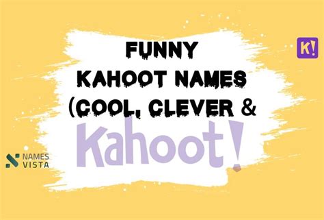 840 Funny Kahoot Names Cool Clever And Unique