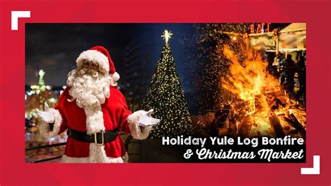 Norfolk Hosts Holiday Yule Log Bonfire Christmas Market At Town Point