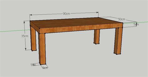 Ukuran Besi Hollow Untuk Meja Makan Sketchup Viewer Imagesee