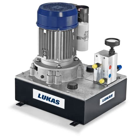 Hydraulikaggregat Mit Elektromotor Po Lsi Lukas Hydraulik