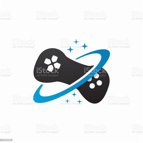 Planet Gaming Logo Template Design Stock Illustration Download Image