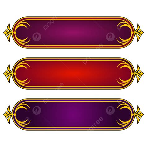 Set Of Luxury Golden Arabic Islamic Banner Title Frame Text Box Luxury