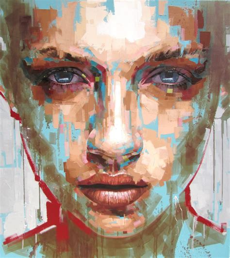 Pin By Thunderstorm On Jimmy Law Abstract Portrait Painting Portrait