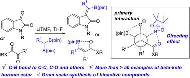 Carbonyl Group Directed Synthesis Of Boryl Substituted Alkenyl