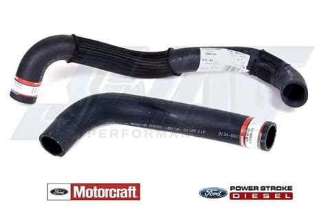 03 04 Ford 60 60l Powerstroke Diesel Oem Radiator Coolant Hoses Upper And Lower New For Sale