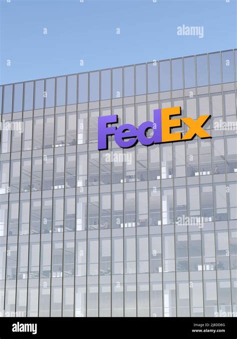 Memphis TN USA May 2 2022 Editorial Use Only 3D CGI FedEx