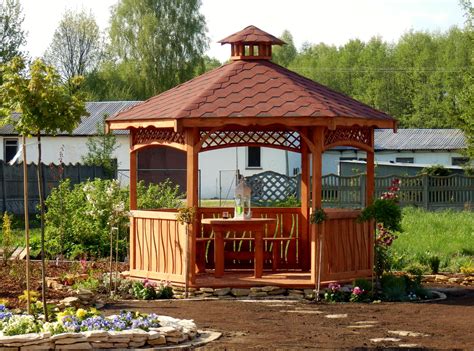 Восьмиугольная беседка (47 фото) - фото - картинки и рисунки: скачать ...