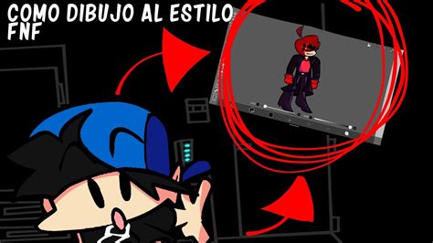 Como Dibujar Al Estilo De Fnf Youtube