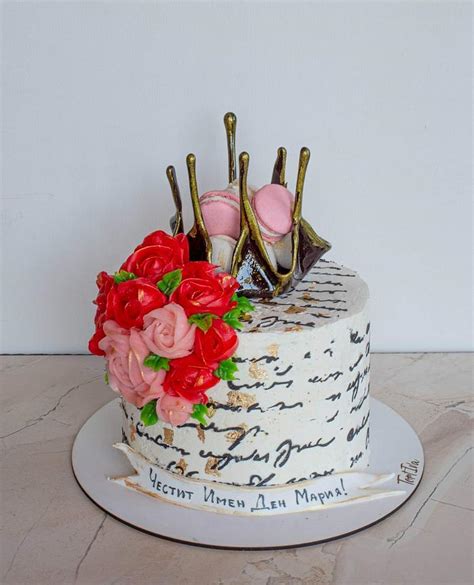 Cake With Flowers Decorated Cake By TortIva CakesDecor