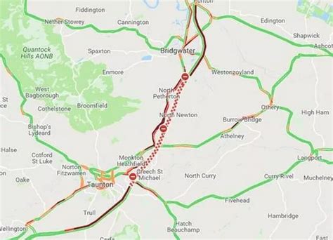 M5 diversion routes as motorway closed due to double fatal crash ...