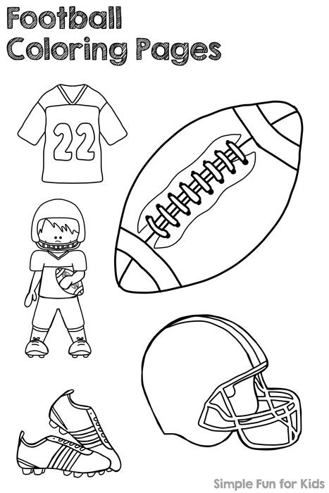 Football Coloring Pages - Simple Fun for Kids