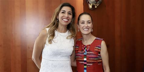 RESPALDA MARYBEL VILLEGAS A CLAUDIA SHEINBAUM DURANTE REUNIÓN EN EL