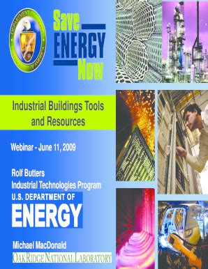 Fillable Online Eere Energy Industrial Buildings Tools And