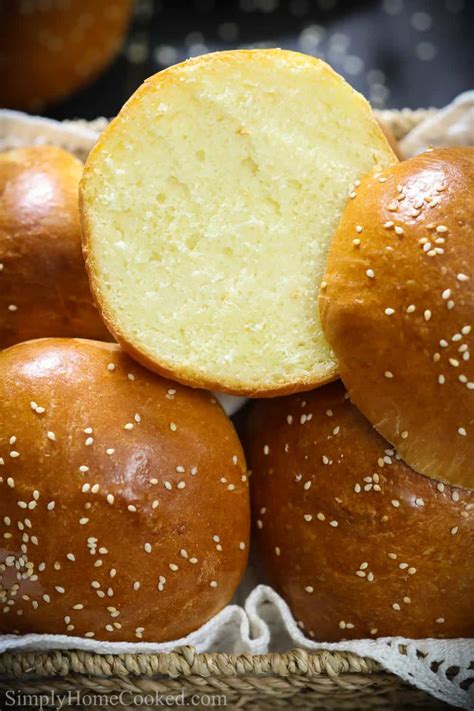 Brioche Bun Recipe Video Simply Home Cooked