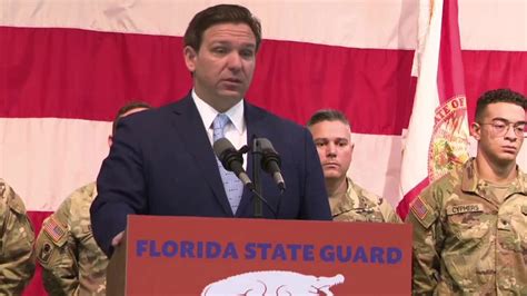 Desantis Activates State Guard Ahead Of Severe Weather Threat