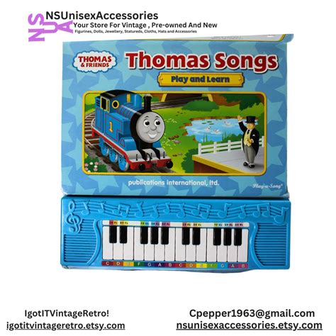 Thomas and Friends Piano Book Play a Song and Thomsa & Friend - Etsy