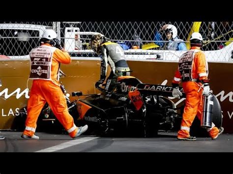 F1 Star Lando Norris Rushed To Hospital After Horror Crash At Las Vegas