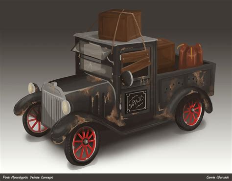 Post Apocalyptic Vehicle Concept 2 by carrie-warwick on DeviantArt