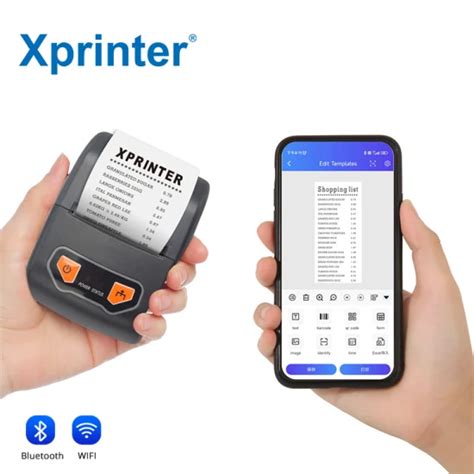 Xprinter Xp P502a Hand Held Printer Portable Support Qr Codepdf 417 2d Barcode Printing Receipt