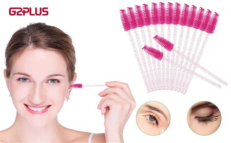 G Plus Pcs Disposable Eyelash Brushes Crystal Mascara Wands