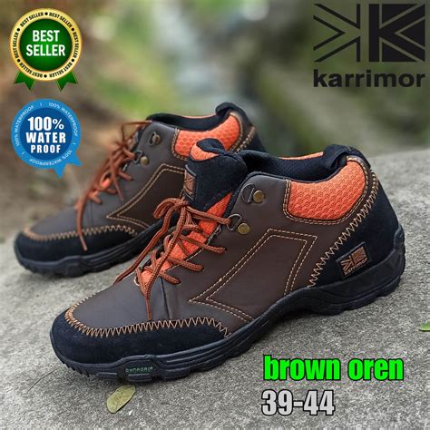 Sepatu Trekking Karrimor Outdoor Sepatu Gunung Waterproof Pria Wanita