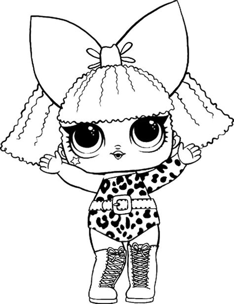 Coloriage De Poupee Lol Nouveau Stock Coloriages Poupées Lol Surprise