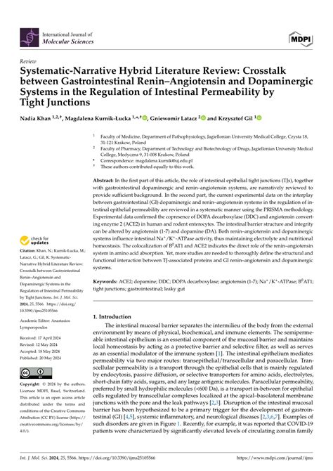 PDF Systematic Narrative Hybrid Literature Review Crosstalk Between