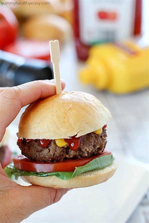 Blue Cheese Beef Sliders Yummy Healthy Easy