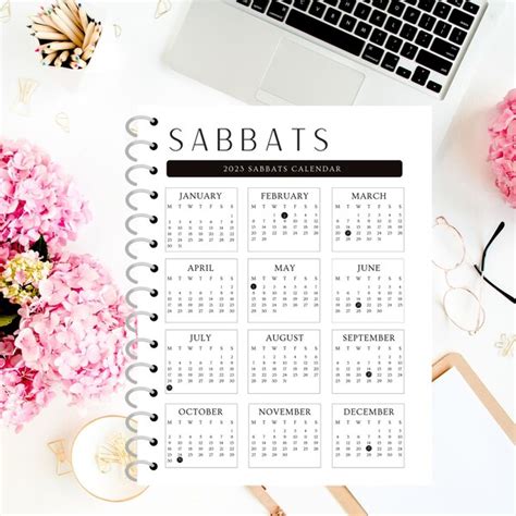 Sabbat 2023 Calendar - Etsy