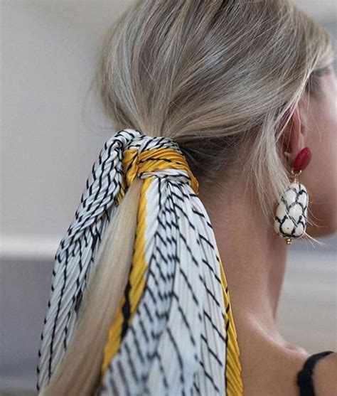 21 Stylish Ways To Wear A Scarf In Your Hair Easy Hairstyle With Scarf