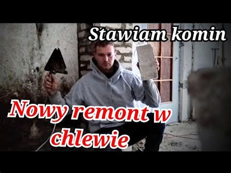 zaczynam nowy remont w chlewie stawiam komin żeby było ciepło YouTube