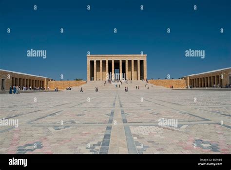 Mustafa Kemal Atat Rk Mausoleum In Ankara Stockfotografie Alamy