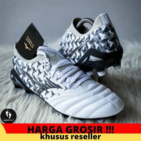 Jual Sepatu Bola Mizuno Morelia Neo Beta Origami White Black Grey