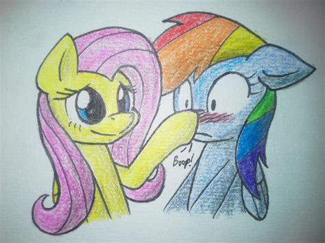 [FanArt] Fluttershy x Rainbow Dash by YoShiMal2u on DeviantArt