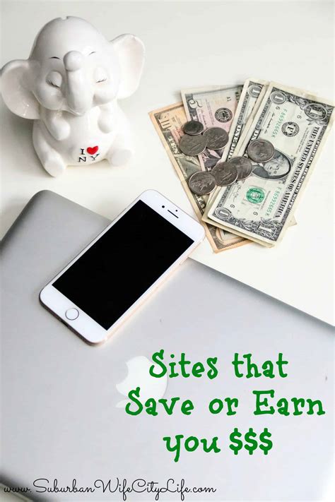 Sites to Save or Earn You Money - Suburban Wife, City Life