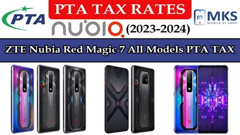 Zte Nubia Red Magic All Models Pta Tax January Mks