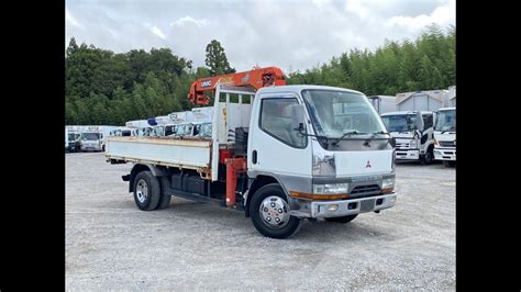 Model Mitsubishi Canter Crane Truck D Engine Youtube