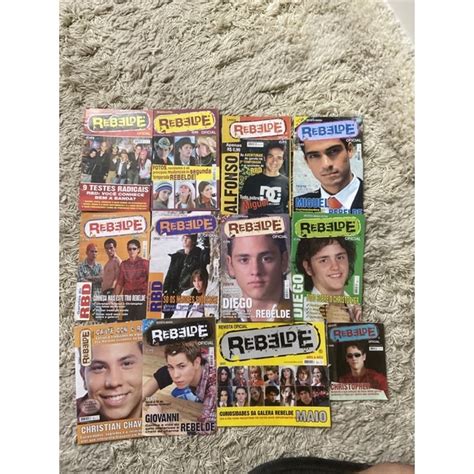 12 Mini Revistas RBD REBELDE Shopee Brasil