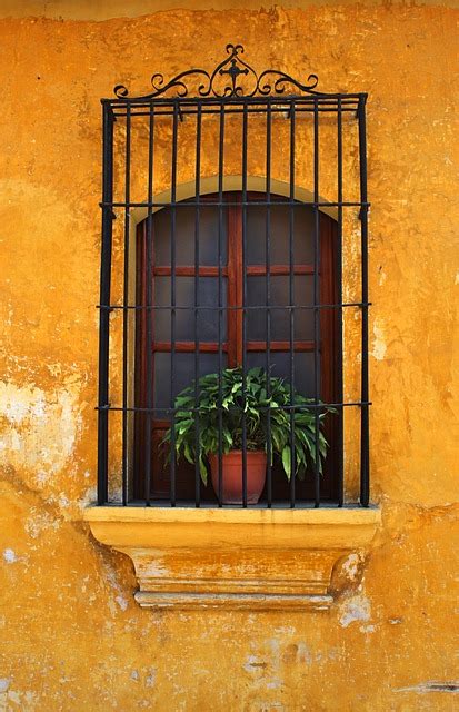 Window House Yellow Wall Free Photo On Pixabay Pixabay